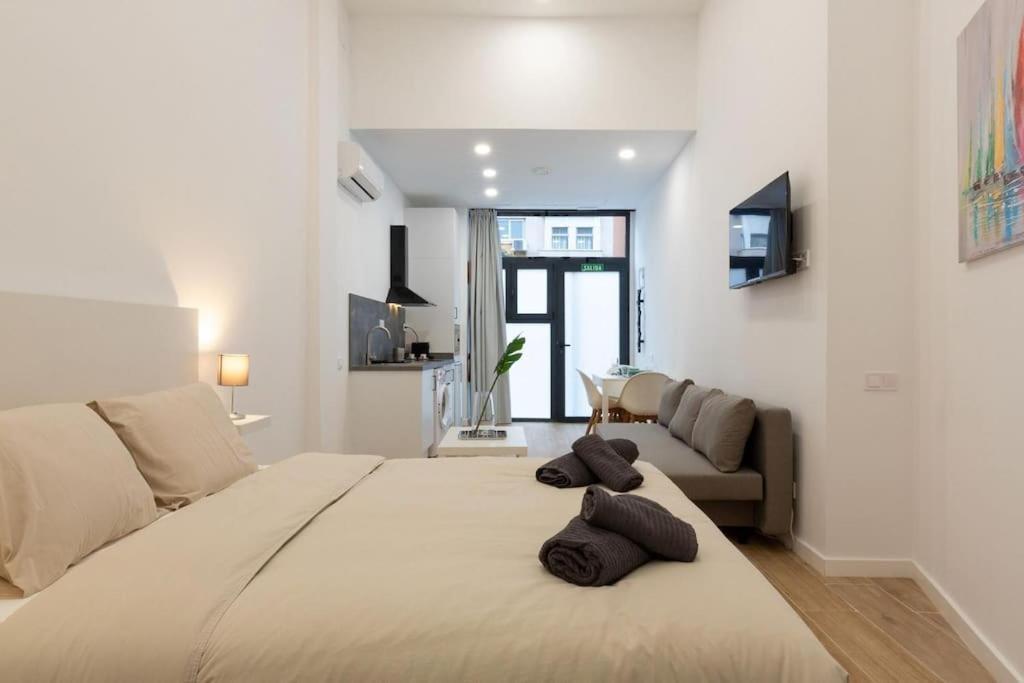 Nuevo Loft En Playa Y Cerca Del Centro, Ac Y Wifi Apartment Valencia Exterior photo